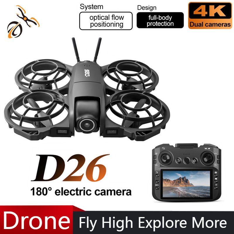 Drone Gimbal - Drone D26 4K HD Aereo 180°