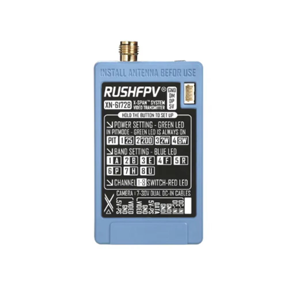 RUSHFPV 6.1‑7.2G 8W X61728 Mod - Drone Receiver recensione e prezzo