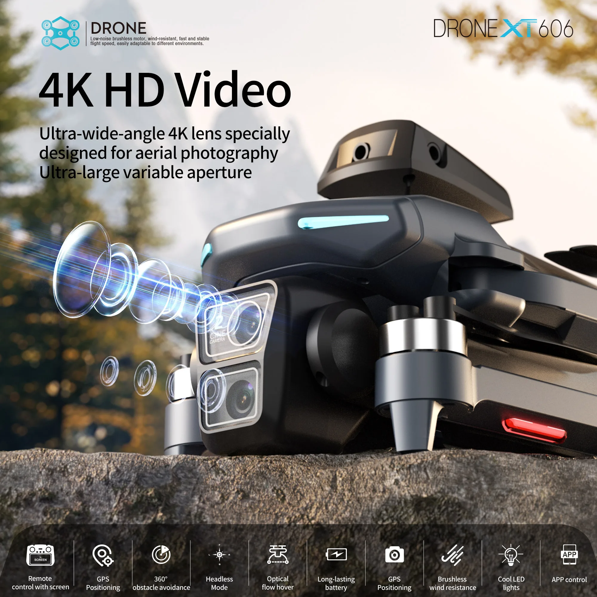 Drone Originale XT606 Professi - Drone Gps Mount recensione e prezzo
