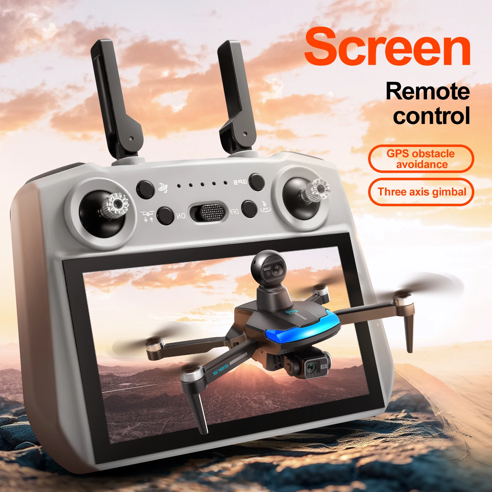 S185 Drone professionale 2.7K  - Drone Gps Mount recensione e prezzo