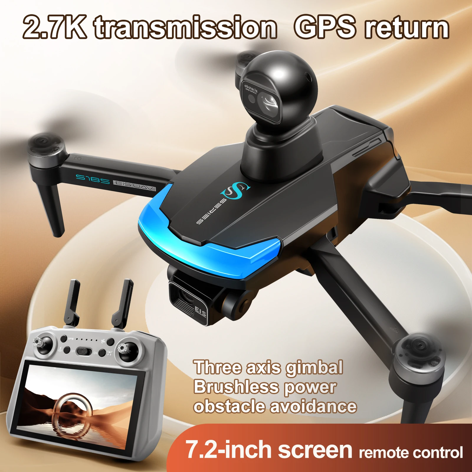 S185 Drone professionale 2.7K  - Drone Gps Mount recensione e prezzo