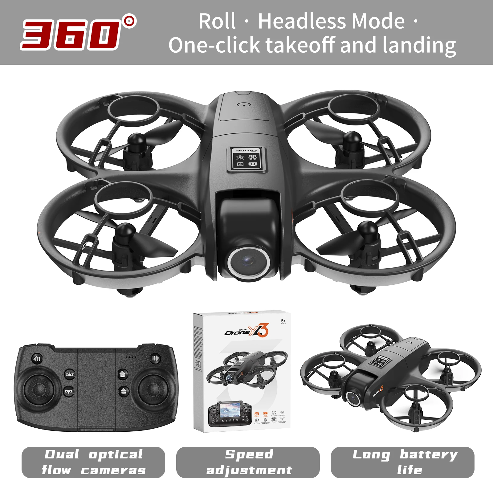 Nuovo Drone RC YL3 con Doppia  - Drone Gps Mount recensione e prezzo