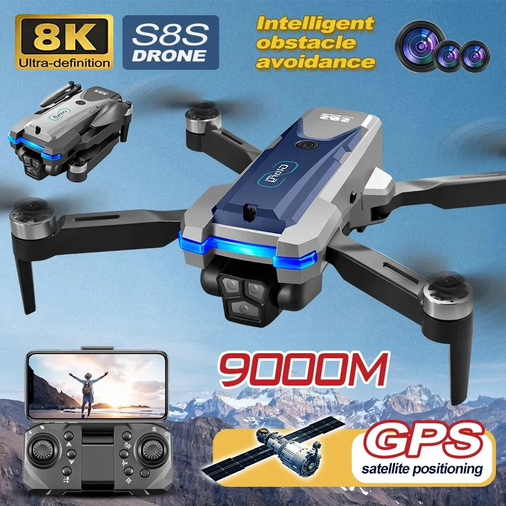 S8S GPS Drone 5G Wifi 8K HD Du - Drone Gps Mount recensione e prezzo